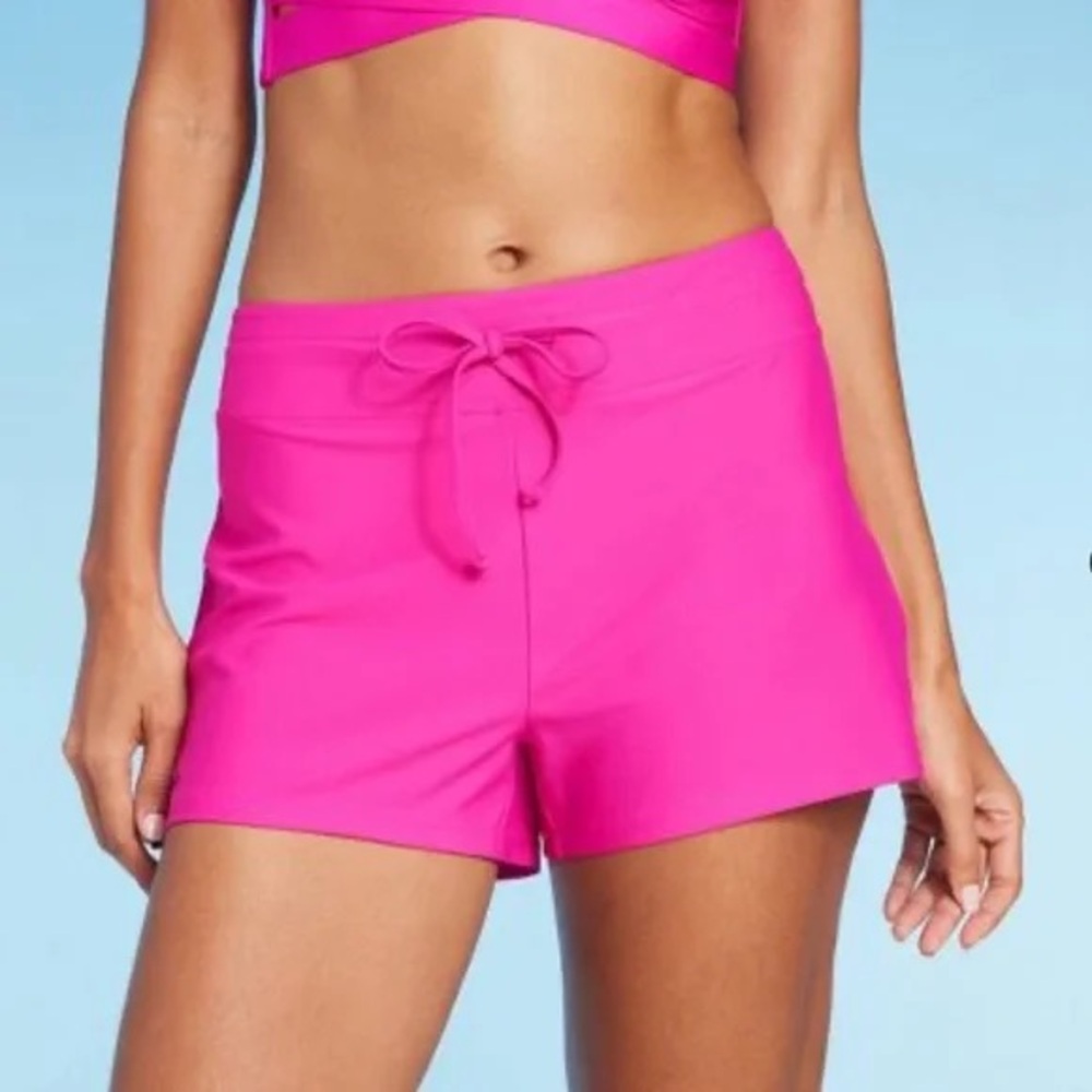 ✨Younique Vibrant Pink Swim Shorte Sz S